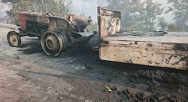 Seydikemer'deki orman yangınında 24 saati aşkın süren mücadelenin ardından acı tablo ortaya çıktı