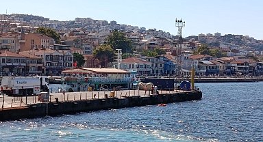 Şişme botla denize açılmıştı, panik anları ortaya çıktı