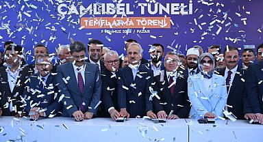 Sivas ile Tokat arasında kesintisiz ulaşım hedefi... Çamlıbel Tüneli'nin temeli atıldı