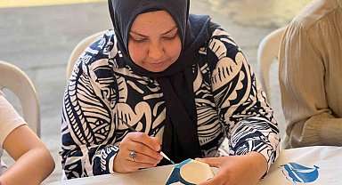 Tarihi Kurşunlu Han'da atölye günlerine yoğun ilgi