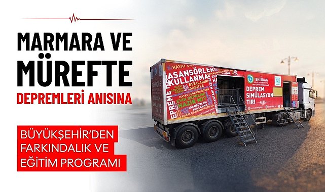 Tekirdağ'da deprem farkındalığı için 11 ilçede simülasyon eğitimi düzenlenecek