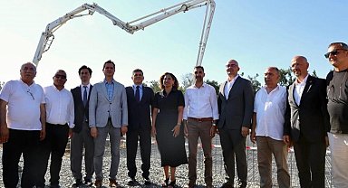 Tekirdağ'da mezarlık ve gasilhane ek hizmet binasının temeli atıldı