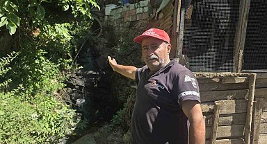 Tire'nin turizm cenneti Kaplan Mahallesi'nde açık kanalizasyon tepkisi