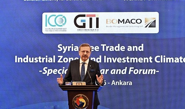 TOBB Başkanı Hisarcıklıoğlu: "Türkiye her zaman Suriye'nin en önemli ticaret ortaklarından birisi olmuştur"