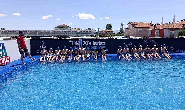 Tomarza'da yaz spor okulları coşkusu
