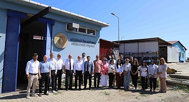 Trabzon'un atık su alt yapısını yerinde incelediler