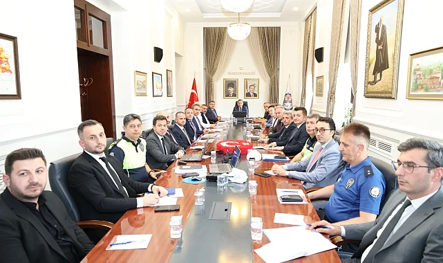 Trabzon'da ulaşım güvenliği masaya yatırıldı
