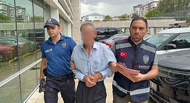 Tramvayda hayasızca harekette bulunan yaşlı adama gözaltı