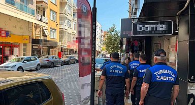 Turgutlu'da yol ve kaldırım işgallerine ortak denetim