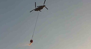 Türkiye'nin en büyük yangın söndürme helikopteri sahaya indi
