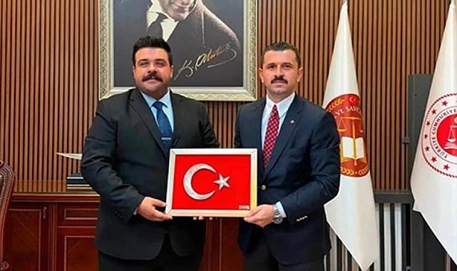 Tutak Kaymakamı Coşkun ve savcı eşinden Başsavcı Bilge'ye hayırlı olsun ziyareti