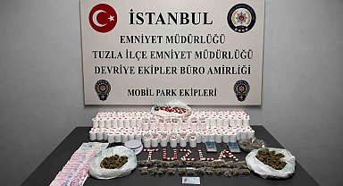 Tuzla'da uyuşturucu tacirleri dron ile saniye saniye takip edildi