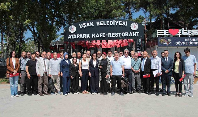 Uşak Belediye Başkan Vekili Terekeci Özkan basın mensupları ile bir araya geldi