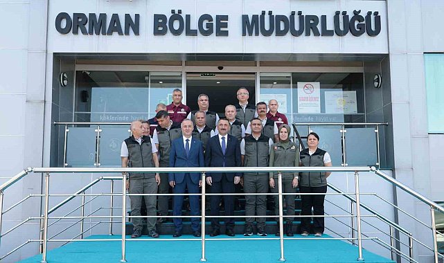 Vali Hacıbektaşoğlu'ndan Orman Bölge Müdürlüğü'ne Ziyaret