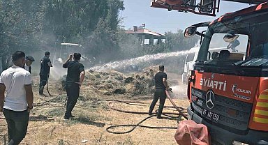 Van'da ot yangını