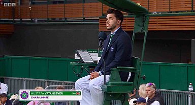 Wimbledon'da bir Türk hakem
