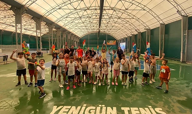 Yenigün Tenis Akademisi'nde Yaz Okulu keyfi