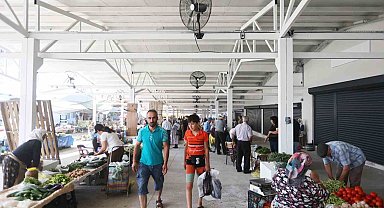 Yenilenen Yatağan pazaryerinden halk da, esnaf da memnun