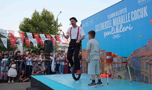 Yıldırım'da sokaklar şenlendi