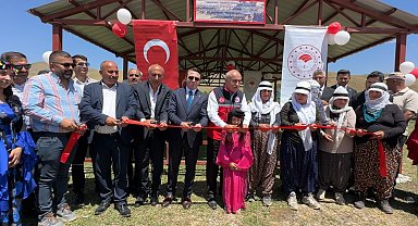 Yüksekova'da berivanlar gölgeliğe kavuştu
