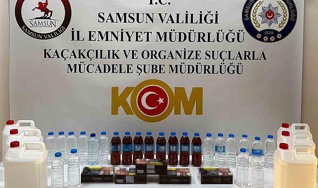 37 litre el yapımı sahte içki ele geçirildi