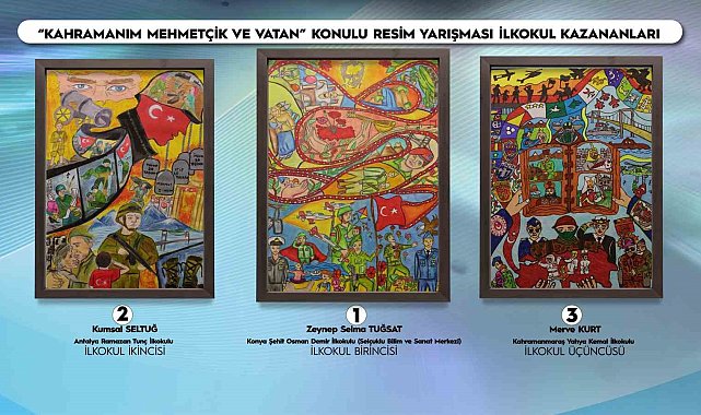 'Kahramanım Mehmetçik ve Vatan' yarışmasında halk oylaması sonuçlandı
