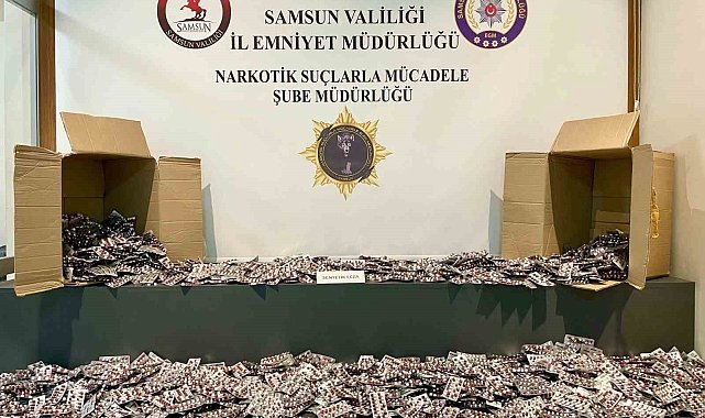 46 bin uyuşturucu hap ele geçirildi