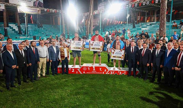 Aba Güreşi Festivali'nde güreş ağası Türk Devletleri Teşkilatı Aksakallar Heyeti Başkanı Binali Yıldırım oldu