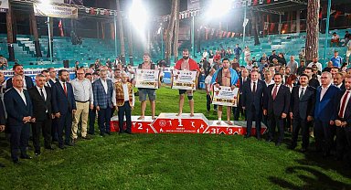 Aba Güreşi Festivali'nde güreş ağası Türk Devletleri Teşkilatı Aksakallar Heyeti Başkanı Binali Yıldırım oldu