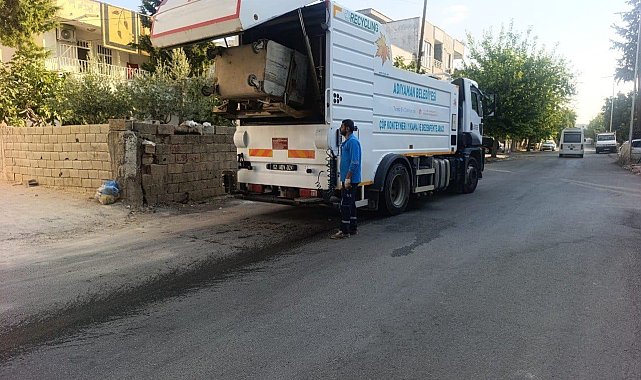 Adıyaman'da 33 mahallede konteyner temizliği