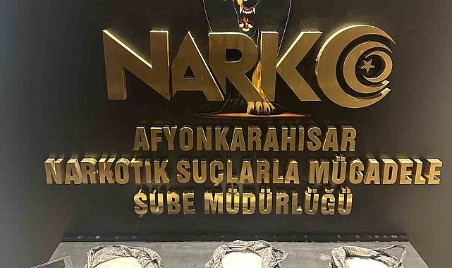 Afyonkarahisar'da 5 kilogram uyuşturucuyla yakalanan şahıs tutuklandı