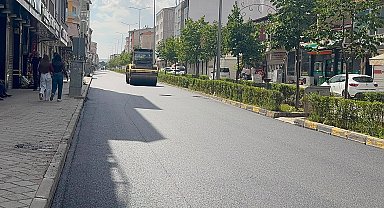 Ağrı Caddesi modern yüzüne kavuştu