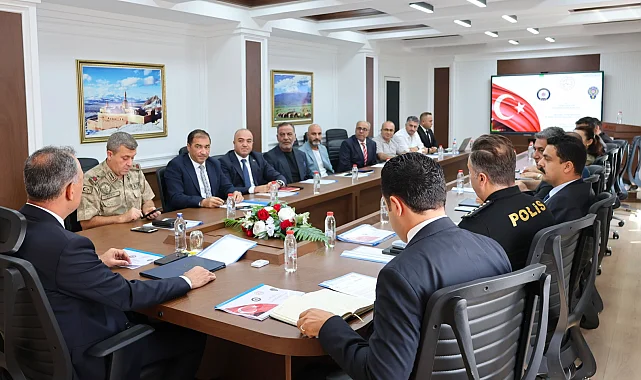 Ağrı Valiliği'nde Spor Güvenliği Zirvesi
