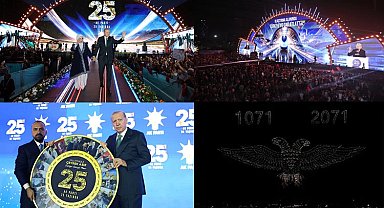 AK Parti 25 yaşında! Görsel şovlar tarihe damga vurdu