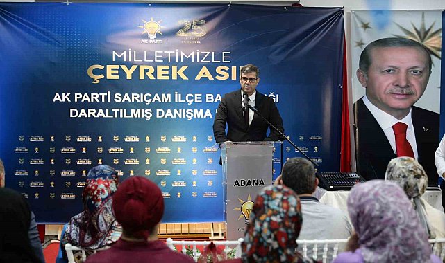 AK Parti Adana İl Başkanı Özkan: ""Türkiye Yüzyılına güçlü teşkilatımızla yürüyoruz"