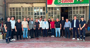 AK Parti heyeti sanayi esnafıyla bir araya geldi