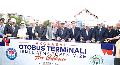 Akçaabat Otogarı'nın temeli atıldı