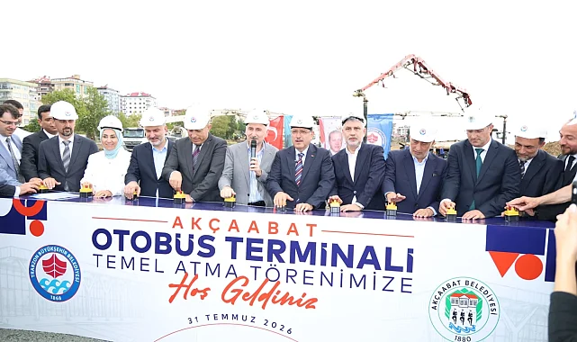 Akçaabat Otogarı'nın temeli atıldı