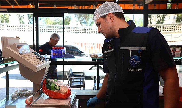 Aksu'da zabıta ekiplerinden gıda işletmelerine sıkı denetim