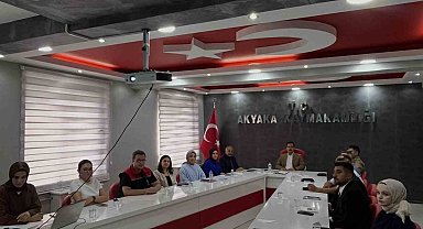 Akyaka'da kurum amirleri toplantısı gerçekleştirildi
