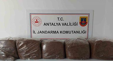 Alanya ve Demre'de 285 kilo kaçak tütün ele geçirildi