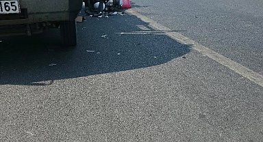 Alanya'da motosiklet park halindeki araca çarptı: 1 yaralı