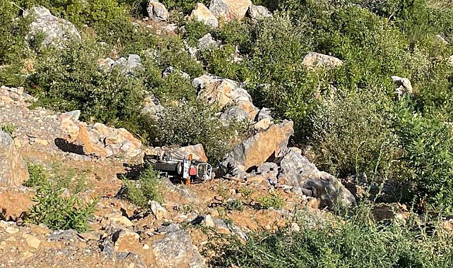 Alanya'da motosiklet uçuruma yuvarlandı: 1 ölü, 1 yaralı