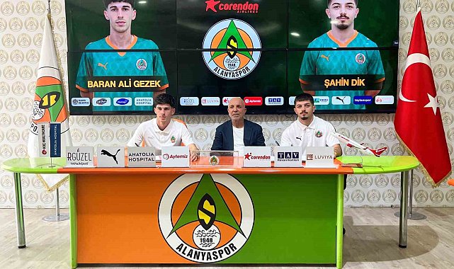 Alanyaspor'dan orta sahaya çifte takviye