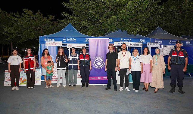 Aliağa'da bağımlılık ve aile farkındalığı için bilgilendirme çalışması