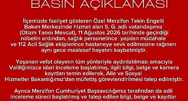 Amasya'da özel bakımevinde rahatsızlanan otizmli vatandaşın ölümüne inceleme