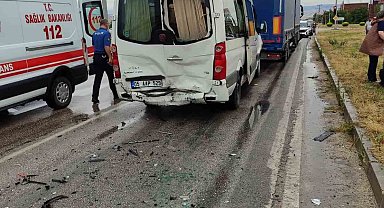 Amasya'da zincirleme kaza: 11 yaralı