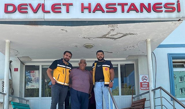 Ambulansta düşen ve içerisinde 150 bin lira olan cüzdan sahibine teslim edildi