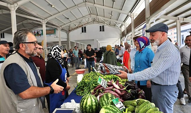 Anadolu'da tek, Türkiye'de sayılı olan 'Yüzde 100 Ekolojik Pazar' açıldı
