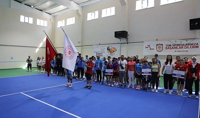ANALİG tenis müsabakalarının açılış seremonisi yapıldı